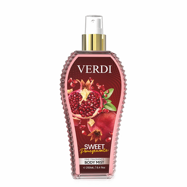 VERDI BODY MIST POMEGRANATE- ڤردي معطر الجسم بالرمان