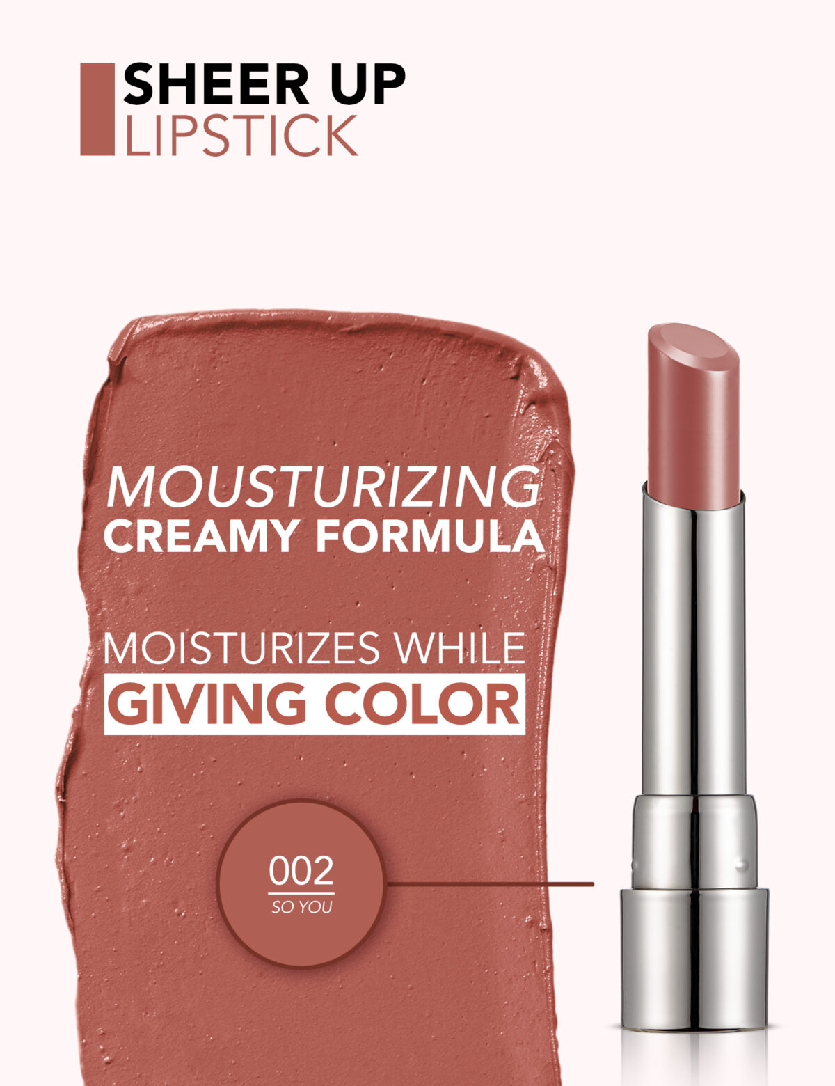 أحمر شفاه من فلومار - Flormar Sheer Up Lipstick