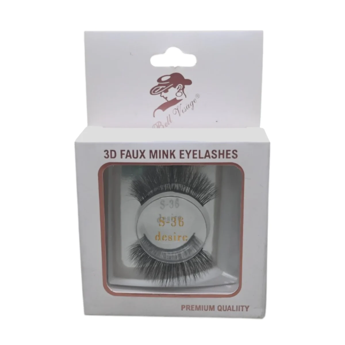 ⁦بيل فيزاج رموش صناعية فاخرة ثلاثية الأبعاد ديزاير | Bell Visage 3D Faux Mink Eyelashes – Desire S-36⁩ - الصورة ⁦1⁩